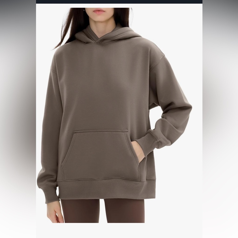 PUMIEY Womens Oversized Hoodies Cozy Fleece Sweatshirt with Pocket Long … - Picture 2 of 9